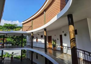 Balkón nebo terasa v ubytování Hotelito Los Sueños