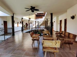 Seating area sa Hotelito Los Sueños