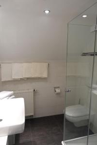 Koupelna v ubytování Hotel Gasthaus Krone