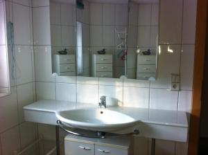 Kúpeľňa v ubytovaní Haus Heller