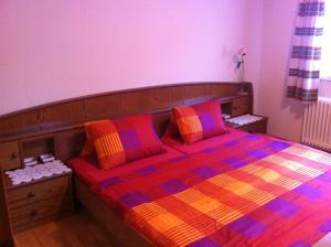 Posteľ alebo postele v izbe v ubytovaní Haus Heller