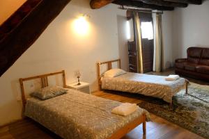 Cama o camas de una habitación en casa das pombas