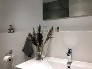 Phòng tắm tại Anderschitz Landhotel