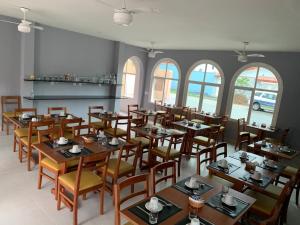 ห้องอาหารหรือที่รับประทานอาหารของ Viva Barê Pousada