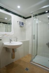 Koupelna v ubytování Byzantino Hotel