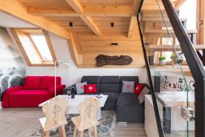 Ruang duduk di Apartamenty Rezydencja Karpielówka