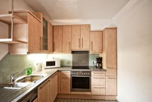 Кухня или мини-кухня в Aparthotel Fernblick
