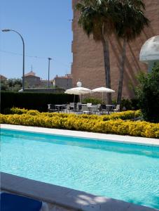 Bazén v ubytování Hotel Bulevard nebo v jeho okolí