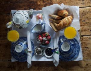 Frukostalternativ för gäster på Chequer Cottage