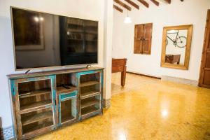 TV/trung tâm giải trí tại Villa Son Mas