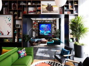 Posezení v ubytování citizenM Seattle South Lake Union