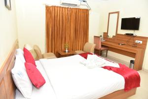 Postel nebo postele na pokoji v ubytování Hotel Sonas
