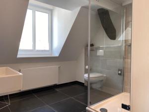 Ein Badezimmer in der Unterkunft Hof Hallenberg