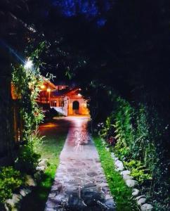 Zahrada ubytování La Posada de Mindo