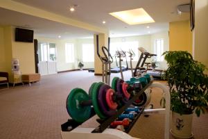 Fitness centrum a/nebo fitness zařízení v ubytování Park View Hotel
