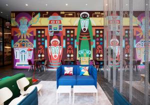 Posezení v ubytování citizenM Seattle South Lake Union