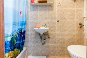Koupelna v ubytování Rooms CICO