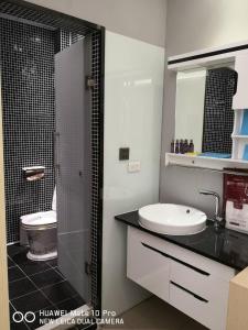 Vannituba majutusasutuses Jiji Wu Homestay