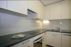 Una cocina o kitchenette en Apartments Haus Quelle
