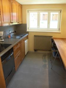 Kuchyň nebo kuchyňský kout v ubytování Chalet Aiiny