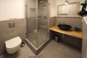 Koupelna v ubytování Haus Fichtl, Alpenblick 402 oder Nebelhornblick 403
