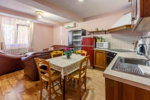 Kuchyňa alebo kuchynka v ubytovaní Apartment Eni Selce