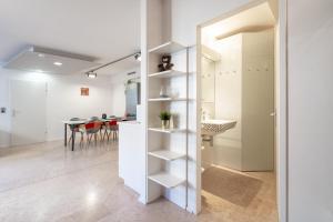 Kúpeľňa v ubytovaní Kaiser Max Design Appartements