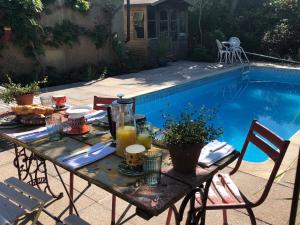 Swimmingpoolen hos eller tæt på Barnsley House