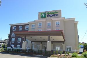 a hotel with a sign for the hampton inn express at Holiday Inn Express Tallahassee-University Central by IHG in Tallahassee