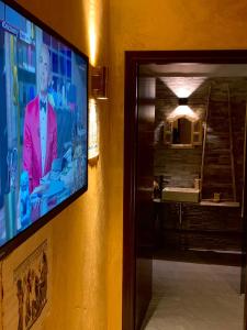 TV a/nebo společenská místnost v ubytování Hotel Motel Residence S