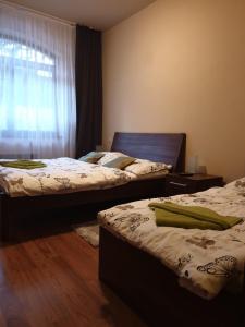 Postel nebo postele na pokoji v ubytování Apartment 7 Donovaly, AD Kamzík