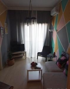 A seating area at Karditsa Home Sweet Home 68 τ.μ