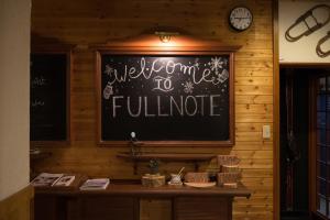 Certifikát, hodnocení, plakát nebo jiný dokument vystavený v ubytování Pension Fullnote