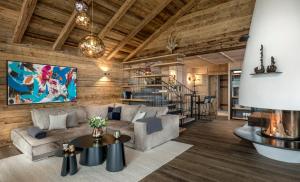 Posedenie v ubytovaní GipfelKreuzLiebe Senhoog Luxury Holiday Homes