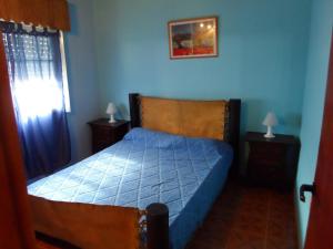 Tempat tidur dalam kamar di Las golondrinas