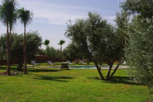 Zahrada ubytování LE JASMIN DE MARRAKECH