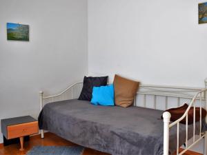 Ένα ή περισσότερα κρεβάτια σε δωμάτιο στο Ferienwohnung Irmgard