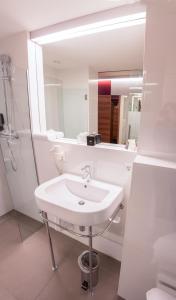 Koupelna v ubytování Hotel Schwarzer Bär