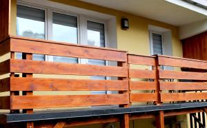 Balkón alebo terasa v ubytovaní Apartament Perełka Przy Krupówkach