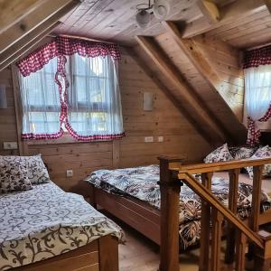Voodi või voodid majutusasutuse BRVNARE STOJIĆ toas