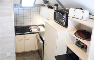 Η κουζίνα ή μικρή κουζίνα στο Ferienhaus 15 In Kirchheim