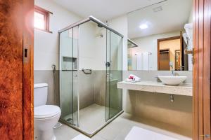 Koupelna v ubytování Pousada Vira Canoa