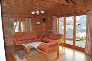 Area soggiorno di Chalet Edelweiss