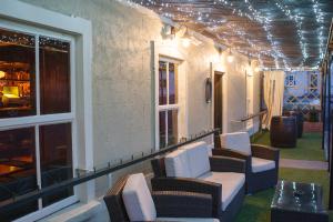 Area soggiorno di Giltraps Townhouse & Glamping