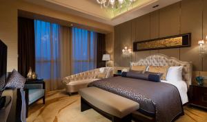Postel nebo postele na pokoji v ubytování InterContinental Tangshan by IHG + 37 fotografií