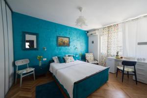 Postel nebo postele na pokoji v ubytování ASTAKOS apartments Budva