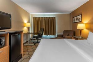 TV a/nebo společenská místnost v ubytování Comfort Inn Sherbrooke