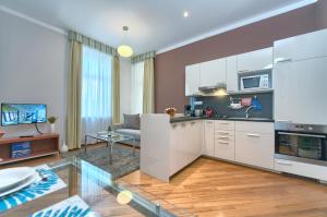 Kuchyňa alebo kuchynka v ubytovaní Residence Masna