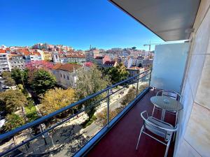 a balcony with a view of a city at Lisbon City Hotel by City Hotels in Lisbon