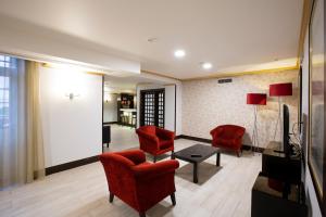 Posezení v ubytování Veneza Hotel